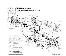 Запчасти на триммер MTD 790 М