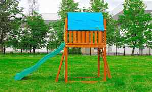 Детский городок Jungle Gym Villa 410х180х380см