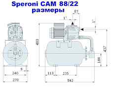 Насосная станция Speroni CAM 80/22