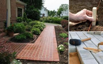 Устройство садовой дорожки из тротуарной плитки - шаг за шагом к идеальной поверхности и незабываемому дизайну