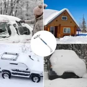 Надежный и эффективный скребок для снега с крыши - эффективная защита от снежной нагрузки