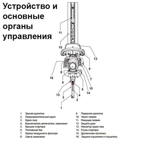 Садовые ножницы бензин Champion HT726R - обзор, характеристики, цены в России