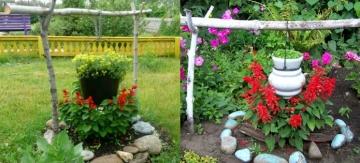 Как сделать садовые поделки своими руками - идеи из подручных средств для оригинального и уютного сада
