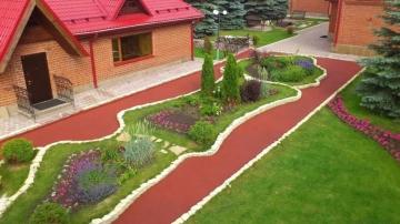 Резиновые садовые дорожки - обзоры, сравнение характеристик, выбор и покупка