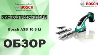 Обзор характеристик и отзывов о кусторезе Bosch ASB 108 L