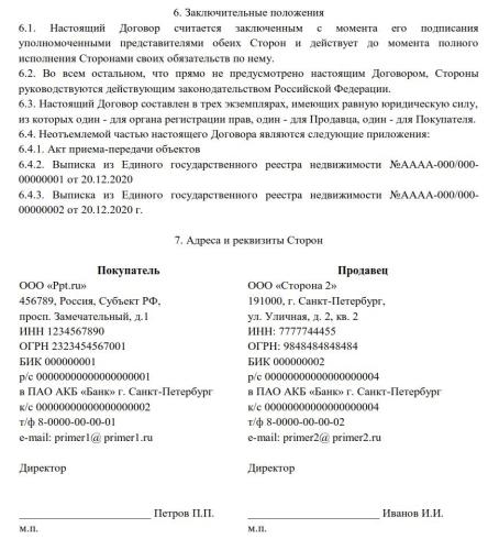 Основные положения договора купли-продажи садового участка - форма и порядок оформления, обязательства сторон и их исполнение