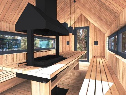 Гриль домик Беседка Локи - уютная и функциональная площадка для развлечений на свежем воздухе