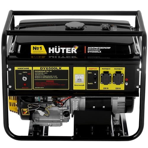 Бензиновый генератор Huter DY6500 – полное описание характеристик, обзор и преимущества