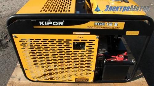 Обзор бензиннового генератора Kipor KGE 12E 9,5 кВт - характеристики и цена