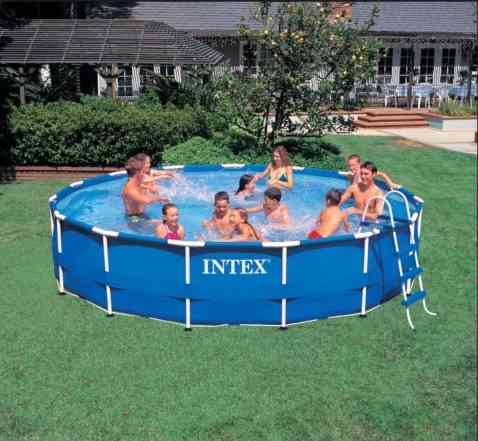 Каркасный бассейн 457 х 91 см Metal Frame Pool Int