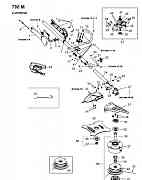 Запчасти на триммер MTD AST 790 М