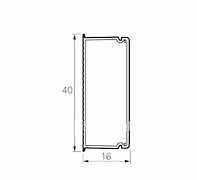 Пластиковый кабельный канал Quintela 40 х 16 мм