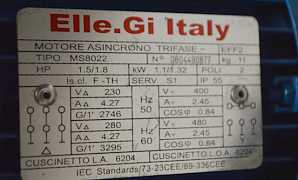 Электродвигатель elle. Gi Italy" продам