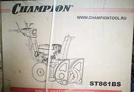 Снегоуборщик champion ST861BS