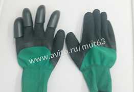 Садовые перчатки Garden genie gloves, зеленые