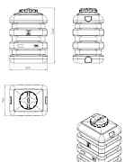 Емкость 500 литров прямоугольная