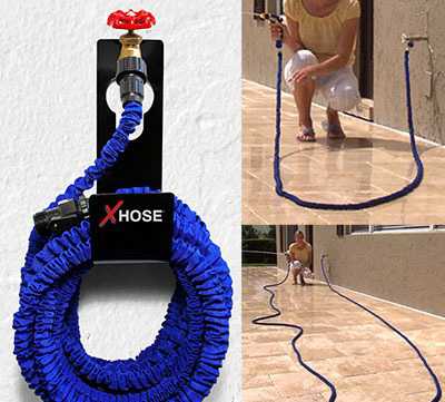 Компактный шланг X-hose 30 м с водораспылителем