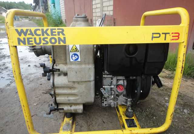 Дизельная мотопомпа для грязи Wacker Neuson PT 3H