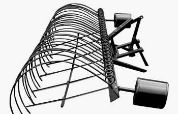 Грабли поперечные сеноуборочные для мотоблока