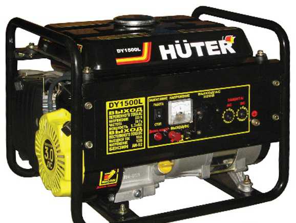 Бензогенератор Huter DY1500L