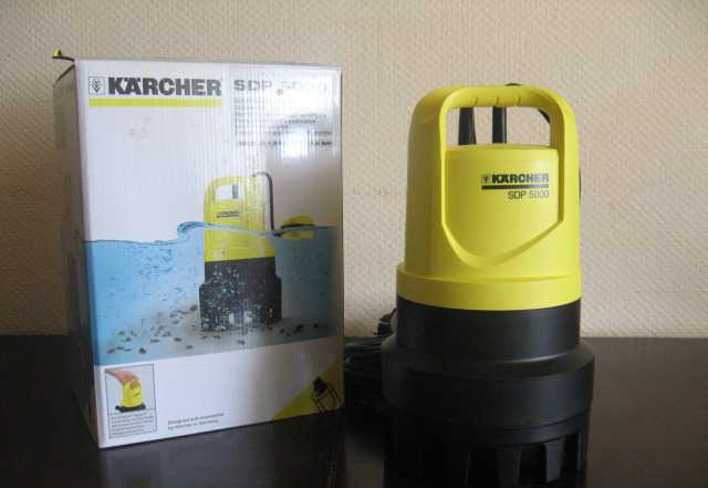 Насос погружной для грязной воды karcher