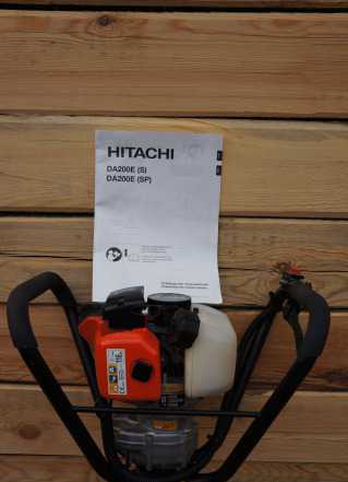 Мотобур Hitachi DA200 + бур для грунта на 200мм