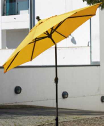 Желтый зонт для сада