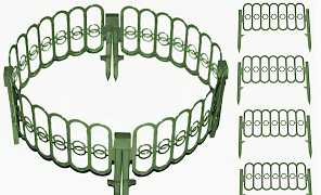 Заборчик садовый 2м. высота 25см. (4 сегмента)