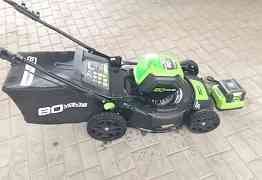 Аккумуляторная газонокосилка Greenworks Pro 80V