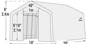 Теплица ShelterLogic 3 х 6.1 х 2.4 м