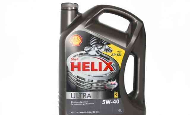 Масло синтетика, Shell Helix Ультра 5W-40, 2-2.5л